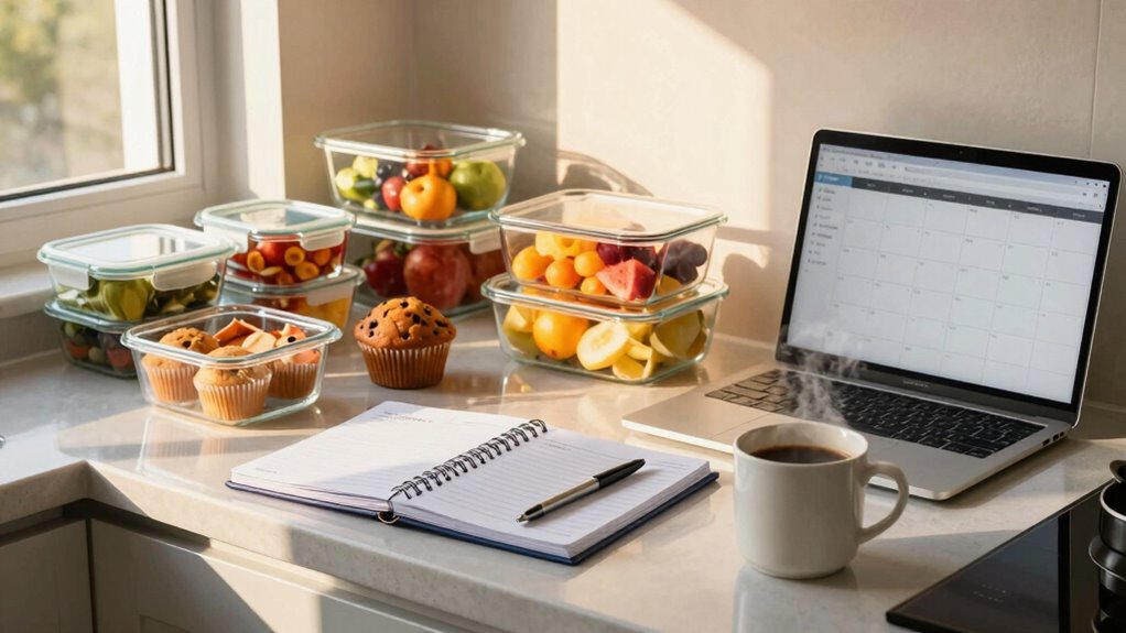 sunday meal and space planning