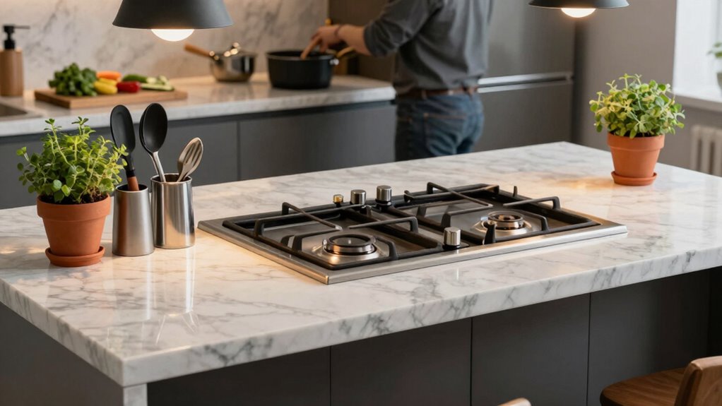 tailored efficient kitchen island