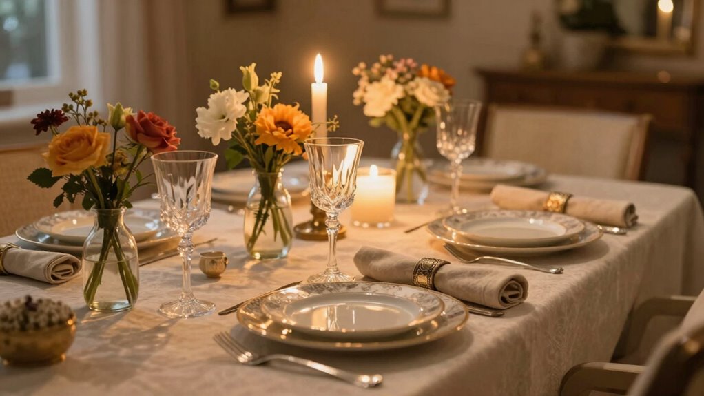 thoughtful elegant table decor