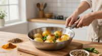 How to turn leftover cooked new potatoes into a spicy Indian snack – recipe