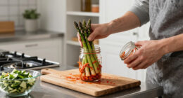 Kenji Morimoto’s recipes for asparagus kimchi