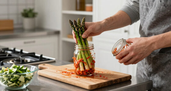 Kenji Morimoto’s recipes for asparagus kimchi