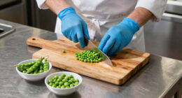 Lamb with peas and broad beans, caponata and vignarola: Conor Gadd’s recipes for Italian-style spring vegetables