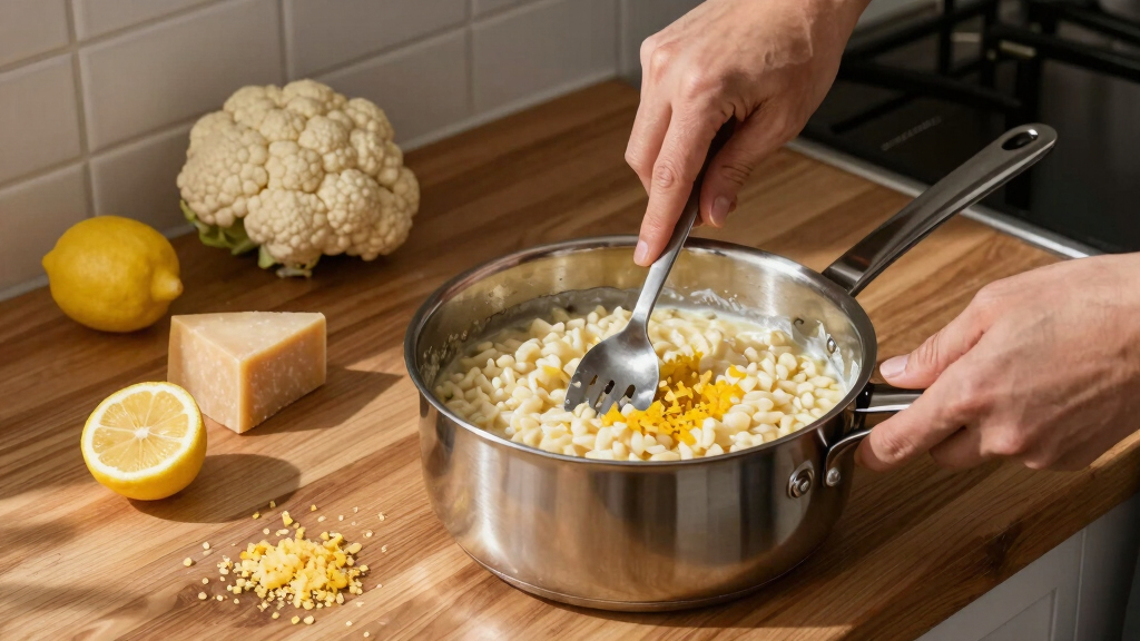 Meera Sodha’s recipe for cauliflower and parmesan risotto with lemon breadcrumbs | Meera Sodha recipes