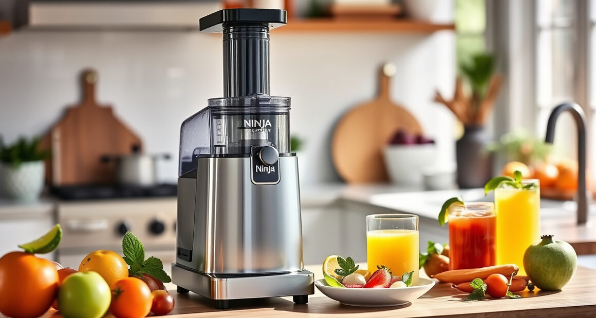 Fresh Summer Juices with Ninja NeverClog Cold Press Juicer
