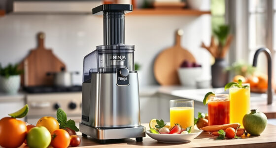 Fresh Summer Juices with Ninja NeverClog Cold Press Juicer