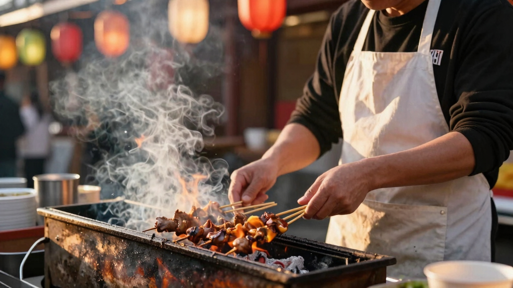 Japanese street yakitori