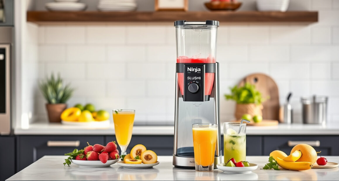 Make Refreshing Summer Slushies with Ninja SLUSHi Frozen Drink Machine