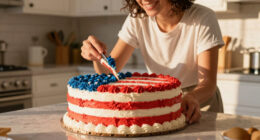 Martha Stewart Serves Huge American Flag Cake with 250 Pieces for Founding Father-Themed Party