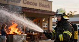Popular Cocoa Beach restaurant goes up in flames