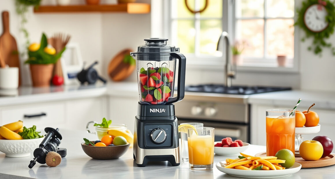 Create Refreshing Summer Smoothies with Ninja BC151EM Blast Portable Blender