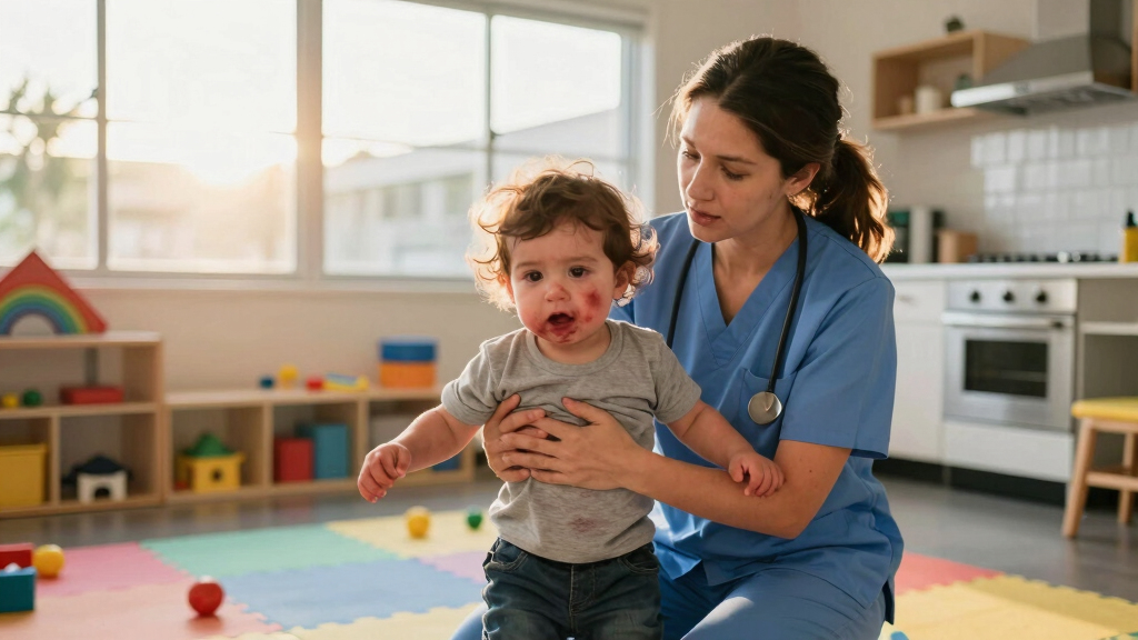 Toddler severely injured after LA-area daycare employee allegedly throws him into air, lawsuit says