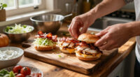 Chicken Bacon Ranch Sliders