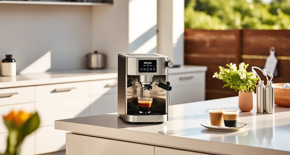 Ninja Luxe™ Café Pro Espresso Machine: Summer Coffee Elegance