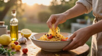 Spaghetti Con Colatura Di Alici, ’Nduja, Limone E Pomodorini Gialli