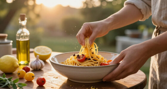 Spaghetti Con Colatura Di Alici, ’Nduja, Limone E Pomodorini Gialli