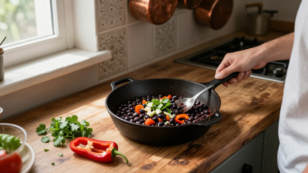 Enchilada Black Beans