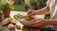 Gazpacho Mediterraneo Al Basilico E Pane Raffermo