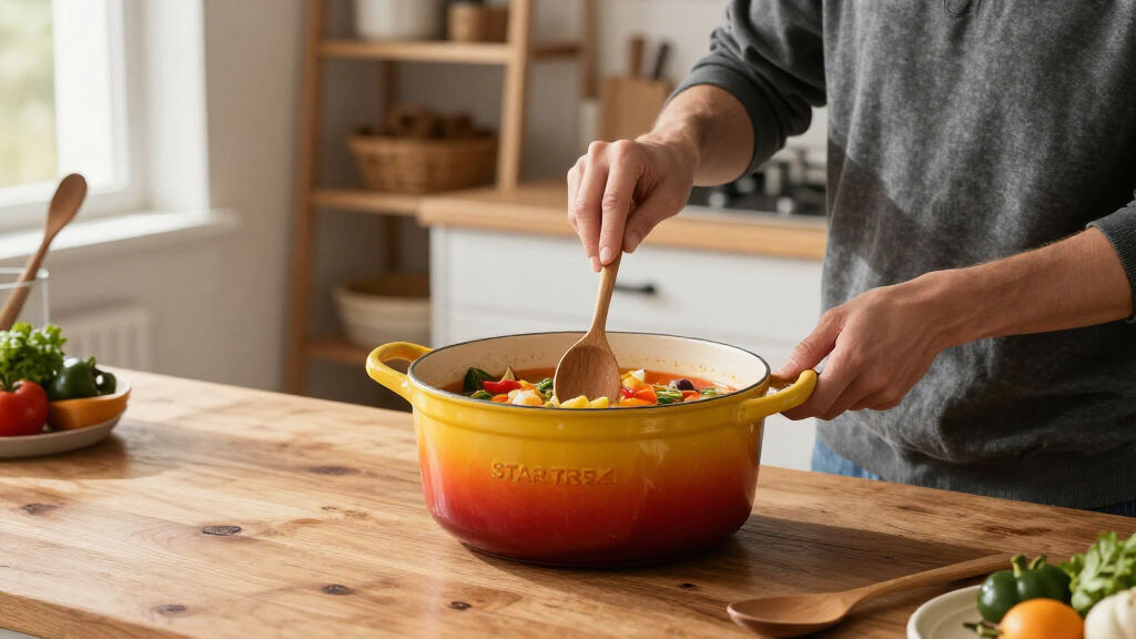 Le Creuset’s New Star Trek Collection Boldly Goes Where No Cookware Has Gone Before (And Starts At $35!)