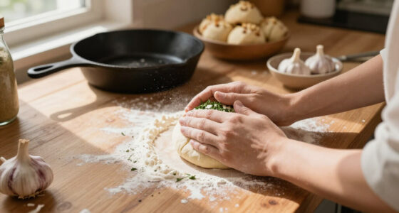 No-Knead Garlic Rolls