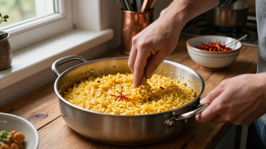 Risotto Alla Milanese: Saffron, Patience, And The Perfect Mantecatura