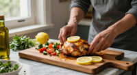 Sheet Pan Tuscan Lemon Chicken