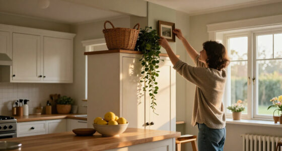 11 Clever Ideas For What To Do With The Awkward Space Above Kitchen Cabinets