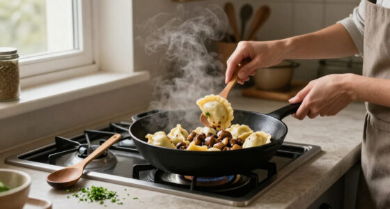 Skillet Pierogi With Mushrooms